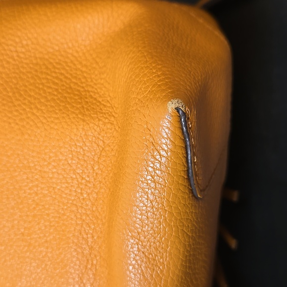 See By ChloeBrown/burnt Orange With Gold Tone Accents Shoulder Bag - Picture 11 of 14